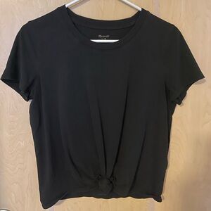 Madewell front tie t-shirt
